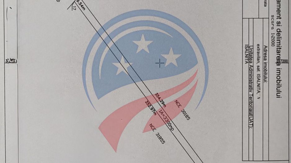 Teren de vanzare/Isalnita/Dolj - Poză 1