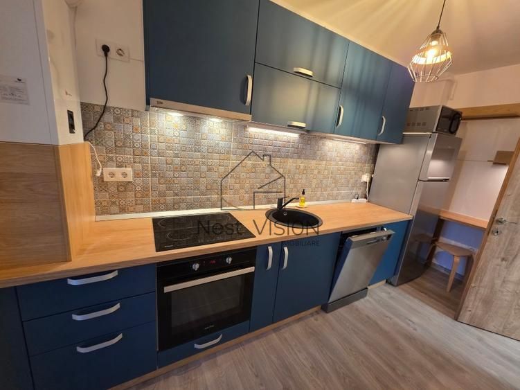 ✨ 1 camera | mobilat & utilat complet NOU |  39 mp | Vedere spre munti - Poză 9