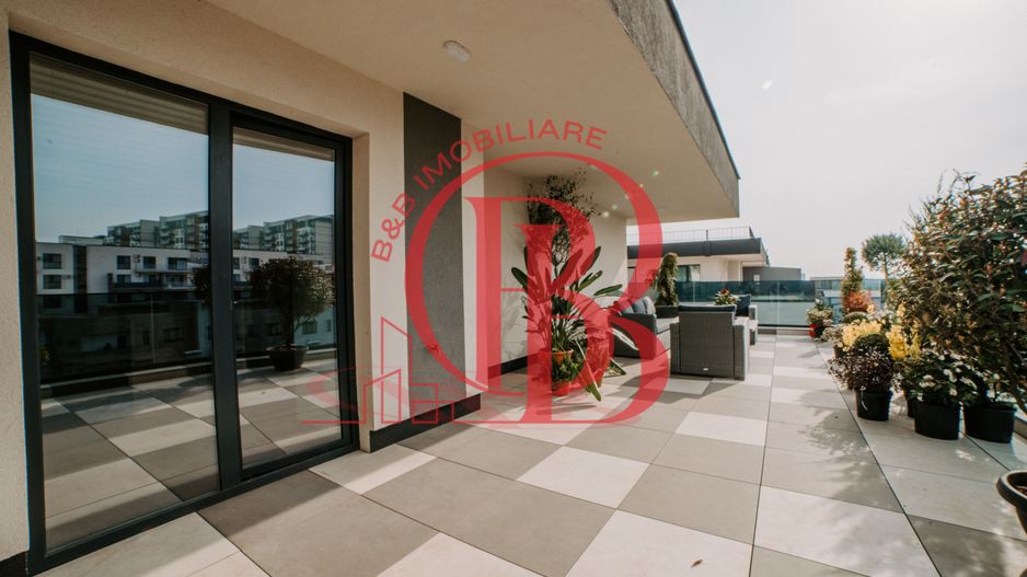 Penthouse 2 camere  panouri solare pompa caldura mobilat-utilat - Poză 8