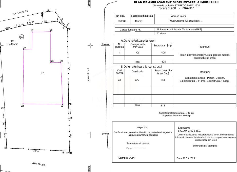 Spațiu comercial de închiriat în Rovine – 94 mp + teren ~300 mp - Schiță 9