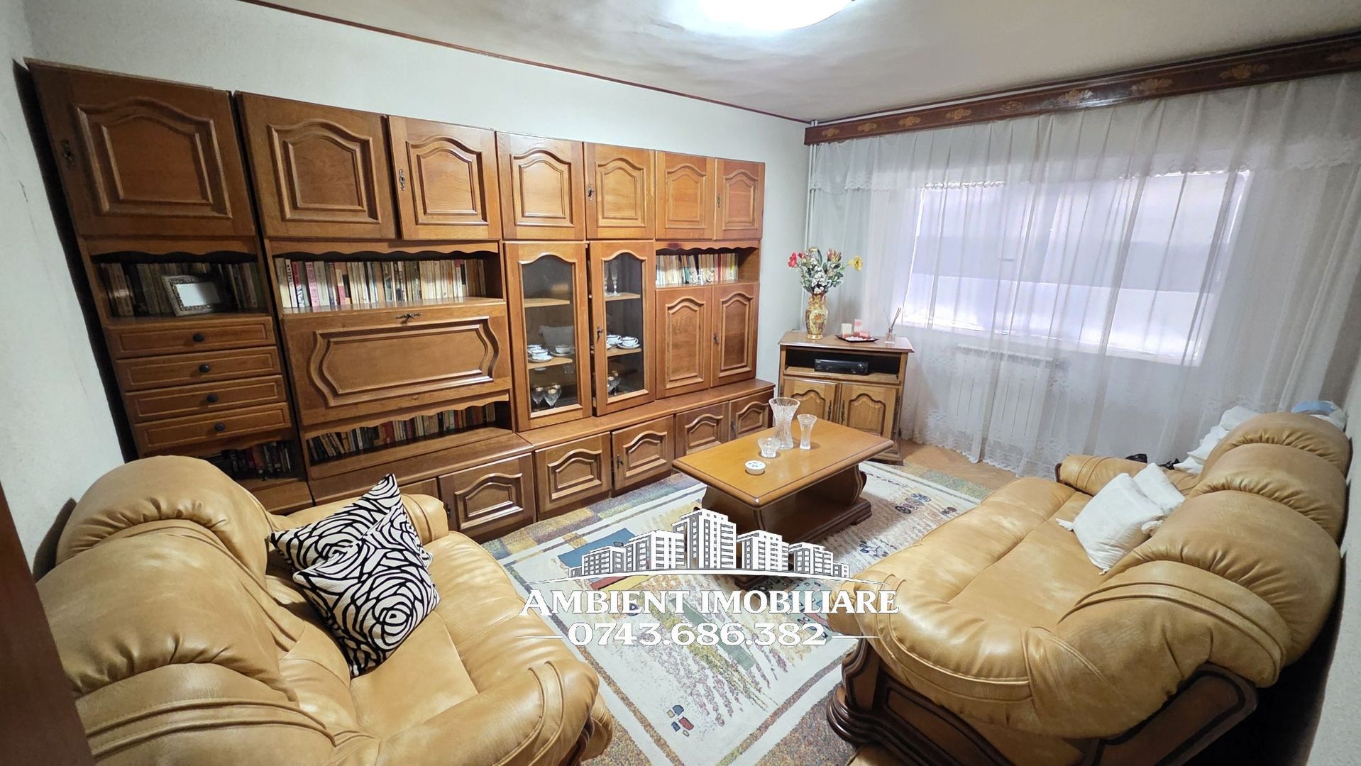 Apartament cu 3 camere, etaj 7, mobilat si utilat, VASLUI - zona GARA; - Poză 1