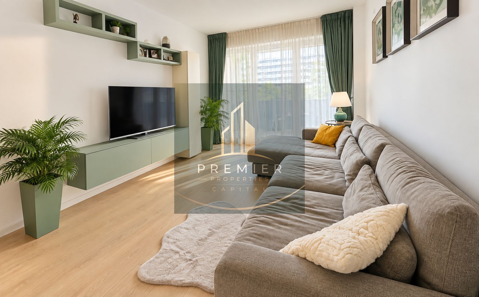 Apartament 3 camere în Atria – mobilat și utilat modern, etaj 1 - Poză 1