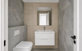 Apartament nou cu 3 camere si 2 bai. Finisaje la alegere. Etaj 1. - Poză 6