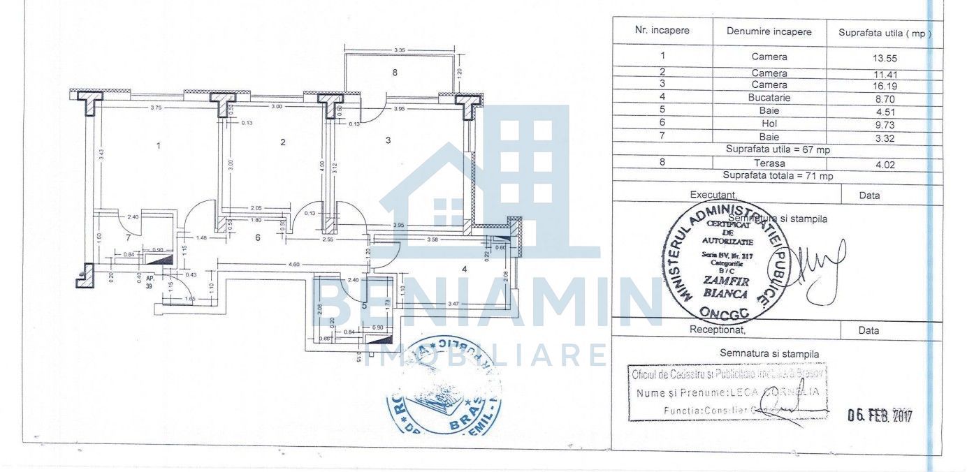 3 Decomandate-71mp-Mobilat-Utilat-Centrala-Lift-Parcare-Tractorul - Poză 11