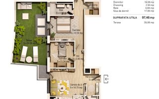 Apartament 4 camere in apropiere de Parcul Central - Poză 1
