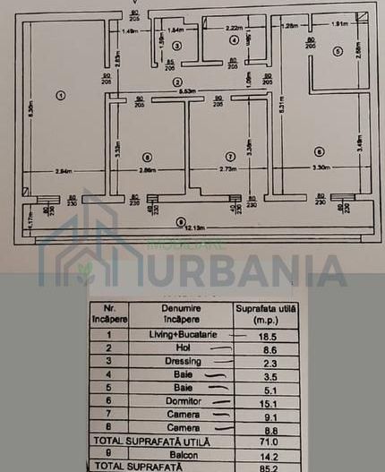 Vând apartament cu 4 camere 85 mp Pacurari - Poză 16