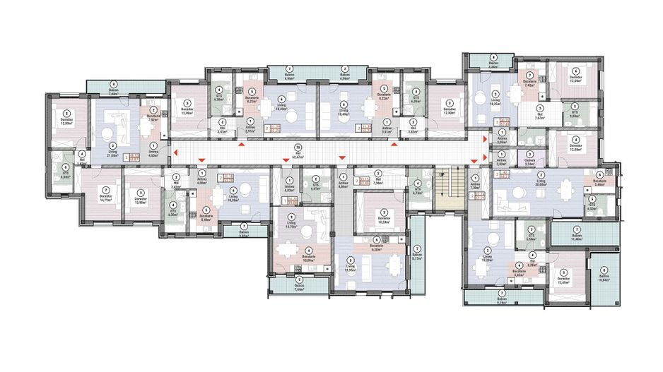 Apartamente  de vinzare-imobil nou - Poză 2