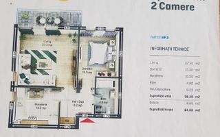 2 Camere Premium | Complex Rezidențial Nou 2022 | Parcare + Boxă - Poză 7