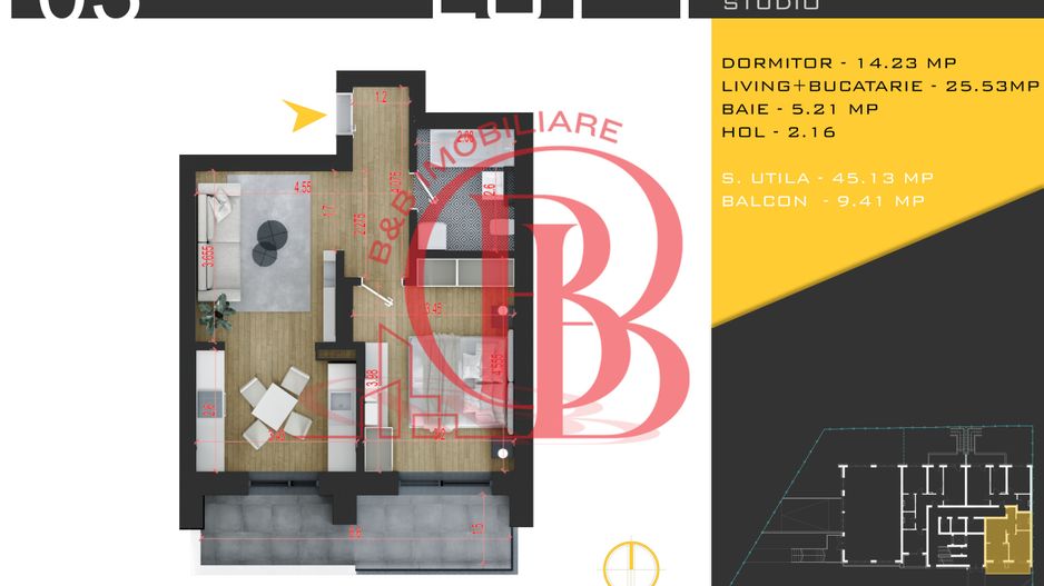 2 camere  Titan Pallady  Metrou Nicolae Teclu - Schiță 10