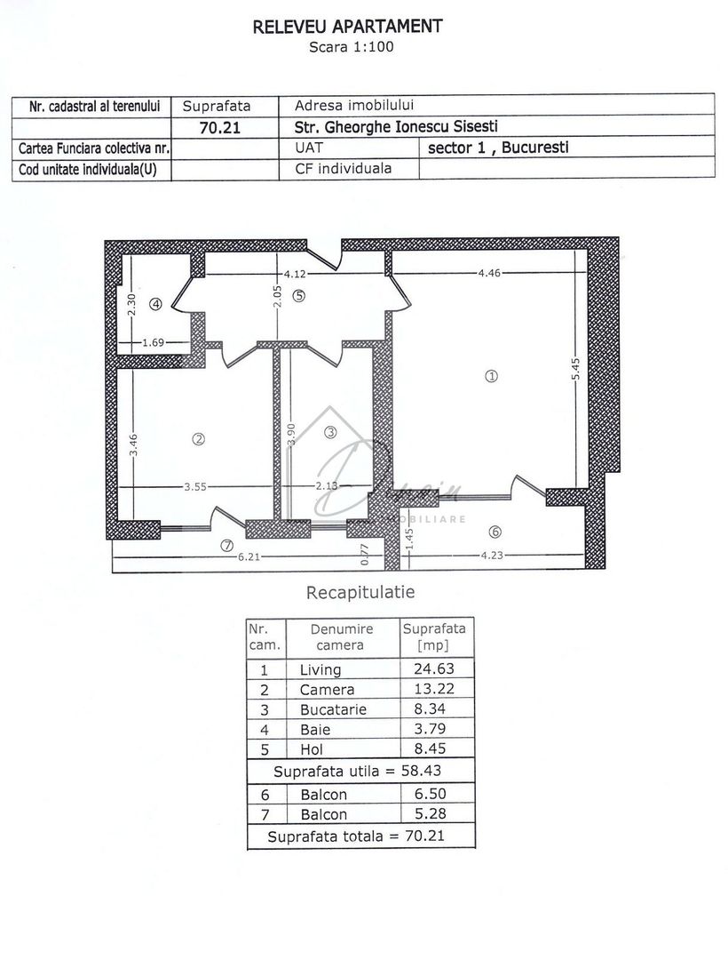2 Camere Sisești | 70 mp | Încalzire pardoseală | Parcare I COMISION 0 - Poză 3