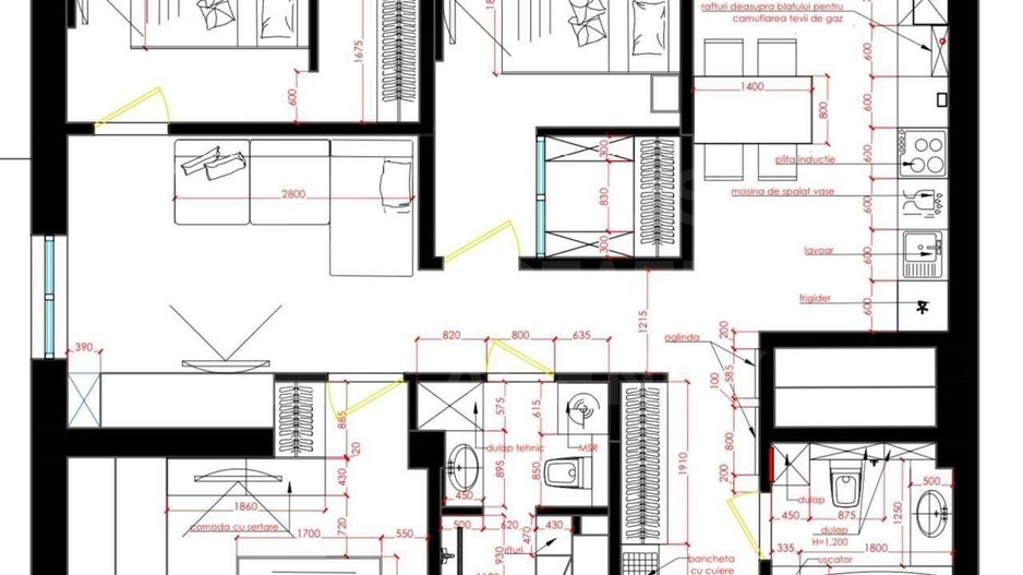 Vânzare, penthouse, 3 camere, bd. Mircea Cel Bătrân, Ciocana - Poză 16