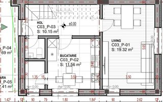 Vilă Triplex 4 Cam Arhitectură Modernă- Grădină Individuală -Panouri solare - Schiță 9