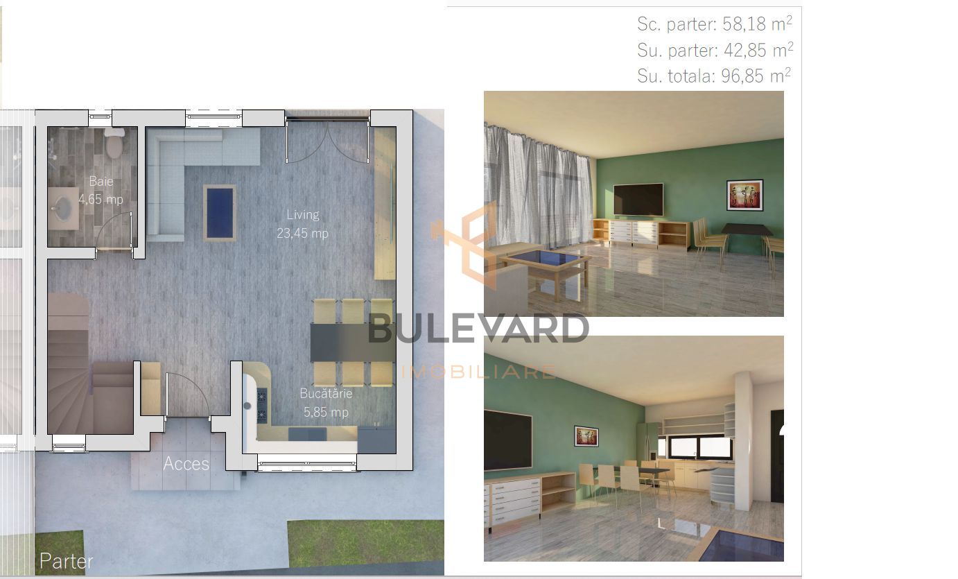 Casa  tip duplex in zona Terra! - Poză 2