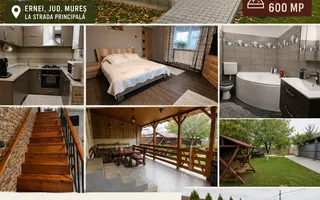 Proprietate cu două locuințe, garaj încălzit, foișor, 600 mp in Ernei - Poză 22