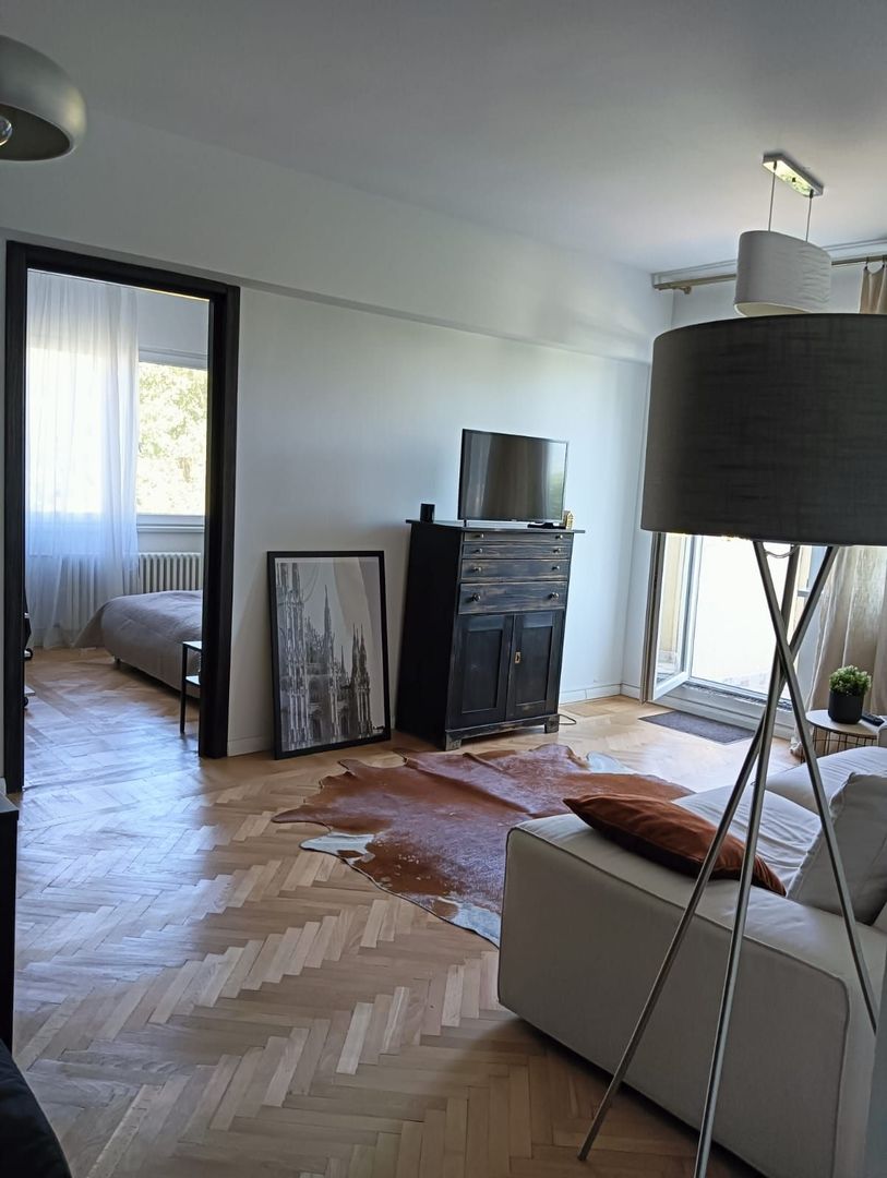 Apartament modern 2 camere, Floreasca, etaj 4, vedere superbă spre parc - Poză 1