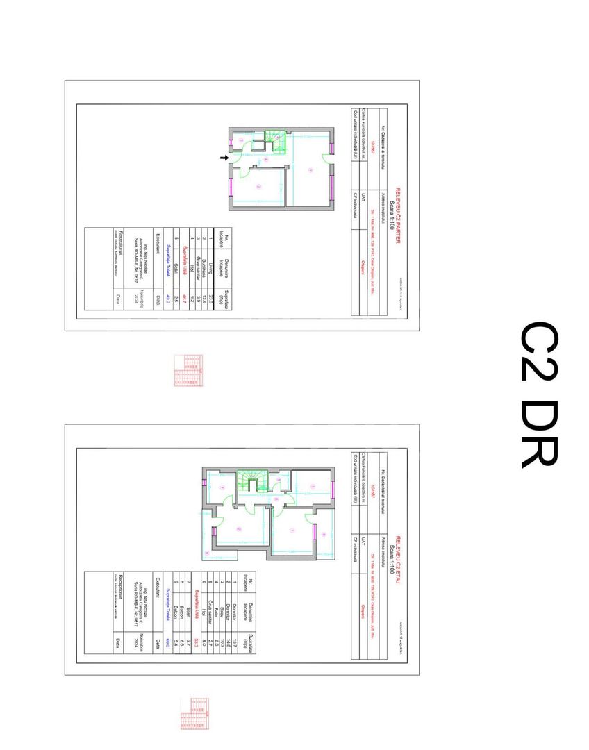 Duplex nou, teren - 255 mp, 2 locuri de parcare, Otopeni - Schiță 21