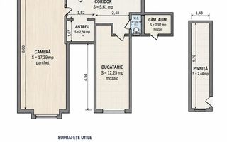 Apartament cu 1 camera ultracentral renovat la cheie - Poză 8