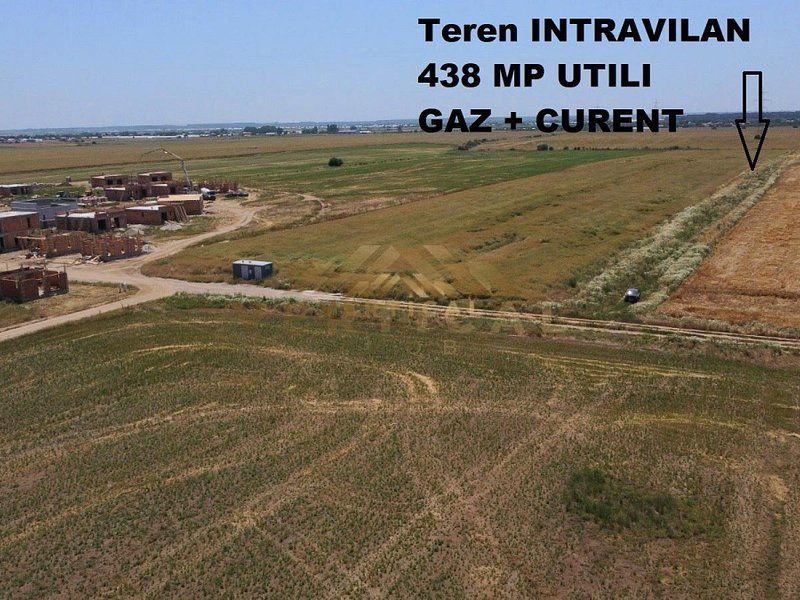Teren INTRAVILAN cu gaz si curent - comuna Berceni - Poză 1