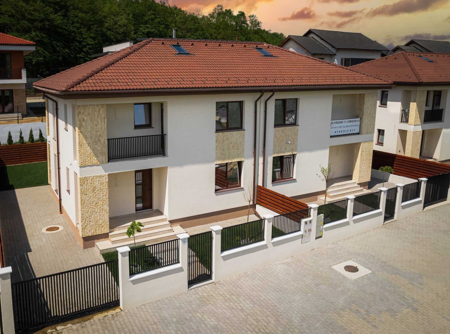 DUPLEX superb, finisat, la padure 0% comision !! - Poză 1