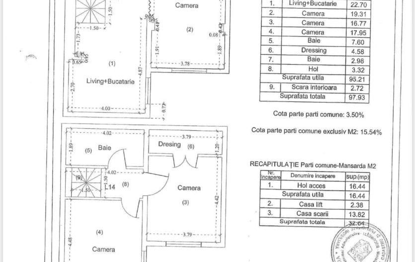 Apartament 3 camere duplex - Unirii,  Str. Principatele Unite - Poză 23