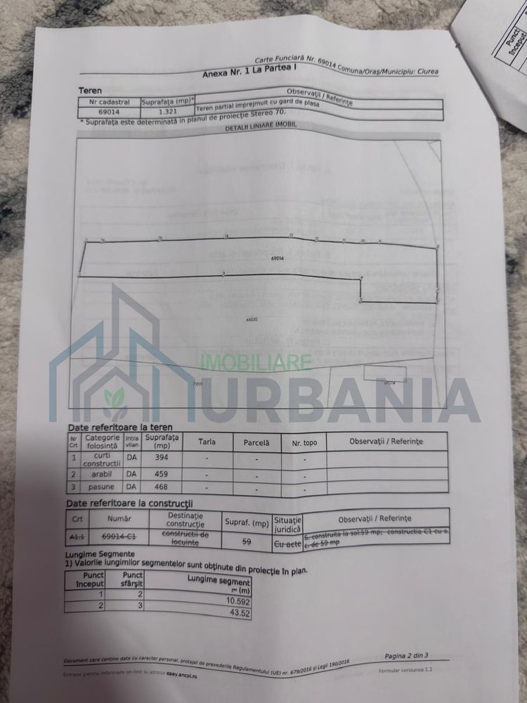 Teren intravilan de vanzare in Sat Ciurea, Comuna Ciurea, Judetul Iasi - Poză 4