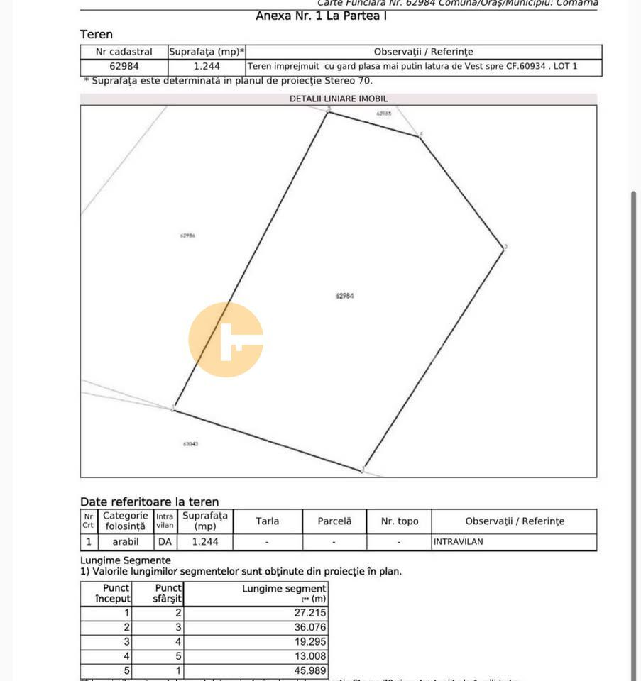🌳 🌞🌿OPORTUNITATE DE INVESTIȚIE — TEREN INTRAVILAN 2800 mp 🌳🌞🌿 - Poză 4