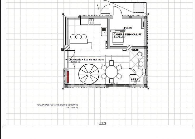 Penthouse de lux | 2 locuri de parcare | Bonjour Residence - Schiță 15