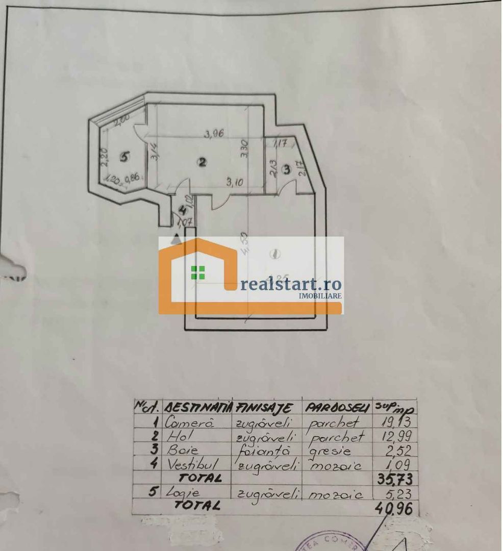 Floreasca - Dorobanti, Birou-Cabinet, apartament in vila, langa Metrou - Schiță 12