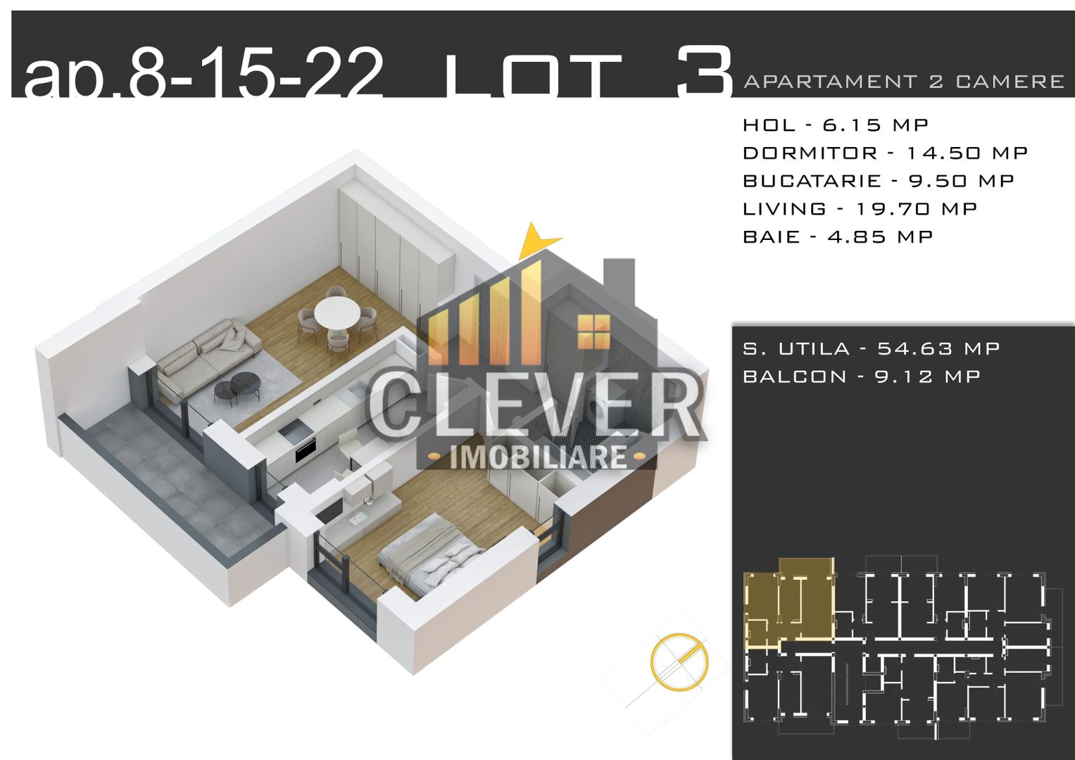 Apartament 2 camere Theodor Pallady Metrou Teclu - Poză 2