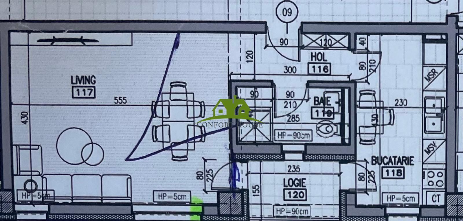 Garsoniera, bloc nou P+3, Ap.09, Et.1, Bl.1 - CP2438388 - Poză 6