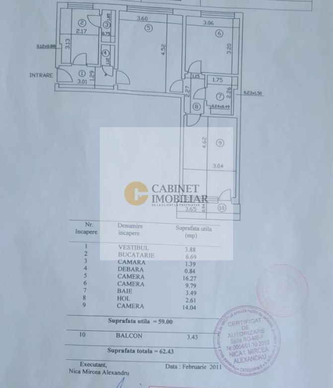 3 camere | Soseaua Stefan cel Mare | Balcon | Etaj 8/9 - Poză 12