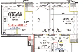 Pret Special! Apartament 2 camere la cheie! - Schiță 15