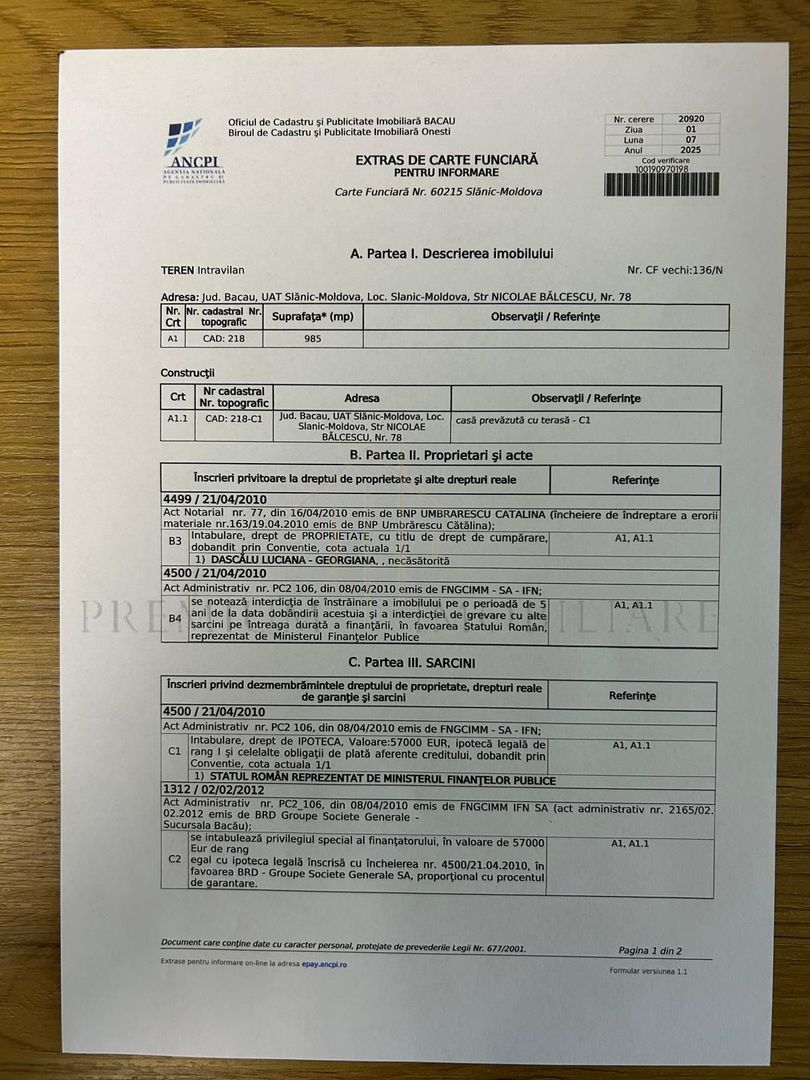 Casa/Pensiune de vanzare Slanic-Moldova Reducere pret luna Iulie - Poză 52