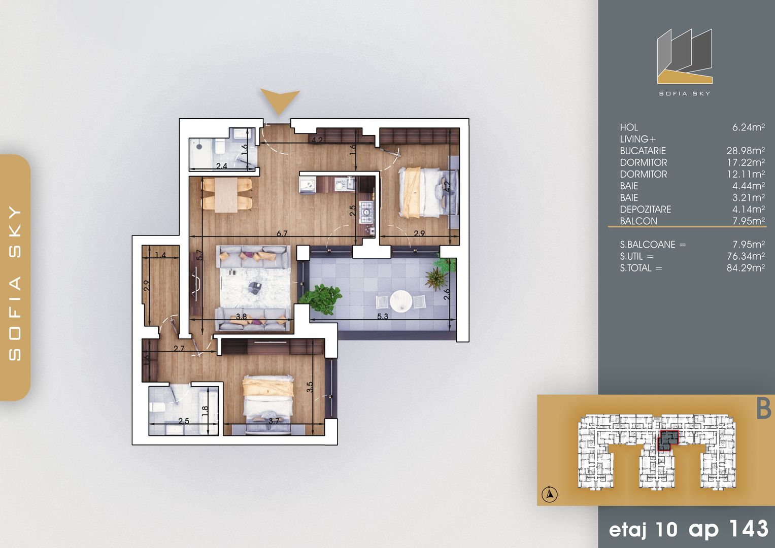 3 CAMERE_8 MIN METROU TECLU_FINALIZAT_COMISION 0! - Poză 1