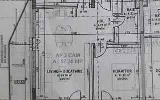 | Apartament cu 3 camere | Etaj intermediar | Floresti | - Poză 3