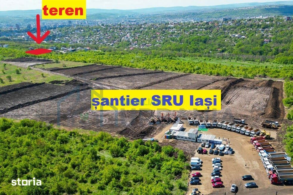 Teren intravilan de vanzare, Moara de Vant, Iasi, 1000 mp - Poză 1