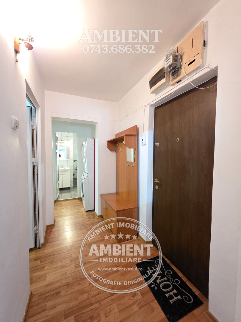 Apartament cu 2 camere, ETAJ 1, mobilat și utilat, VASLUI - zona RACOVIȚĂ; - Poză 5