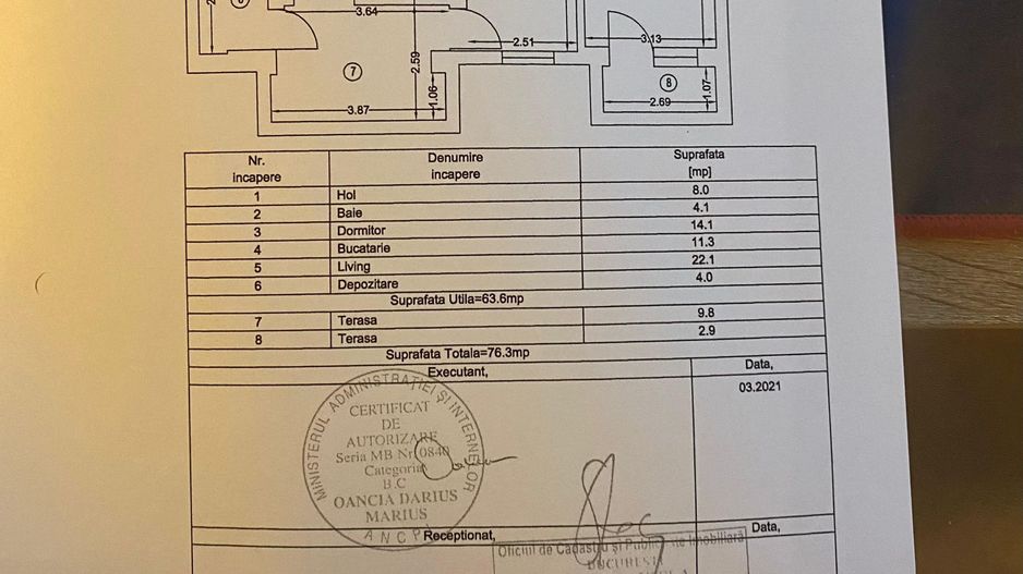 AP. 2 CAMERE THEODOR PALLADY, PARCARE, INCALZIRE PARDOSEALA, COMIS 0% - Schiță 16