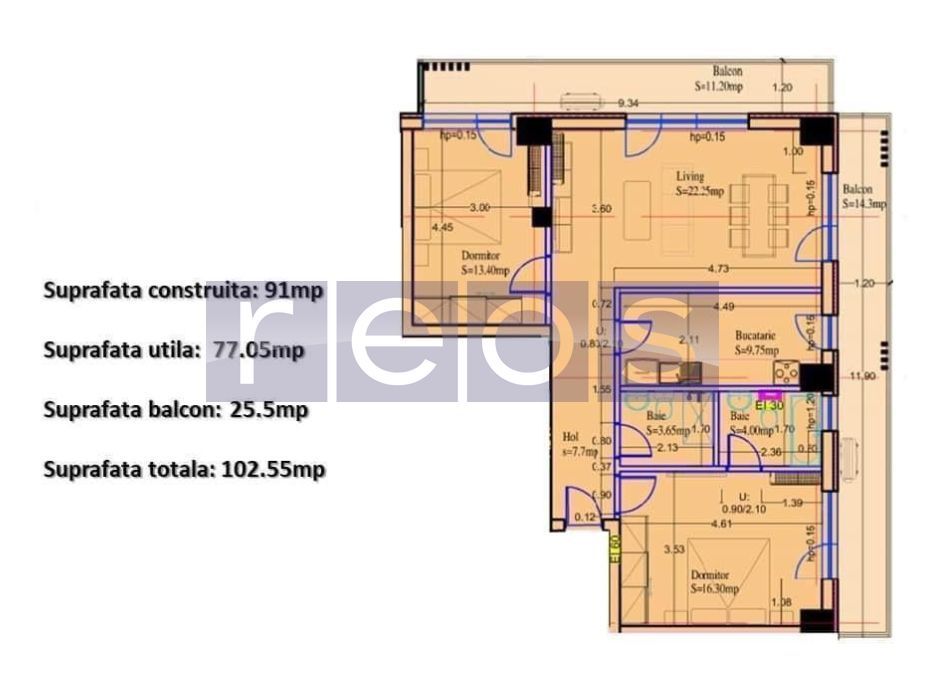 APARTAMENT 3 CAMERE |SISESTI- VATRA NOUA | BALCON 15MP - Poză 10