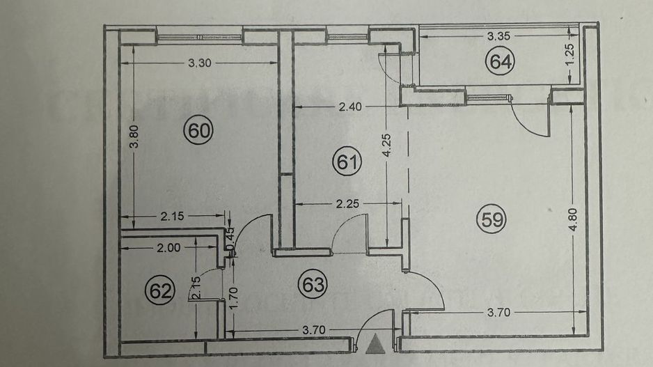 Apartament 2 camere, bloc nou,  21 Residence, Militari - Schiță 14