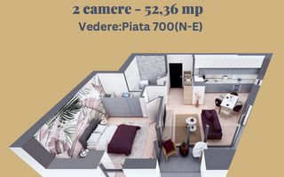 Apartament nou | Nord One Brediceanu | Prima inchiriere | Ultracentral - Schiță 20