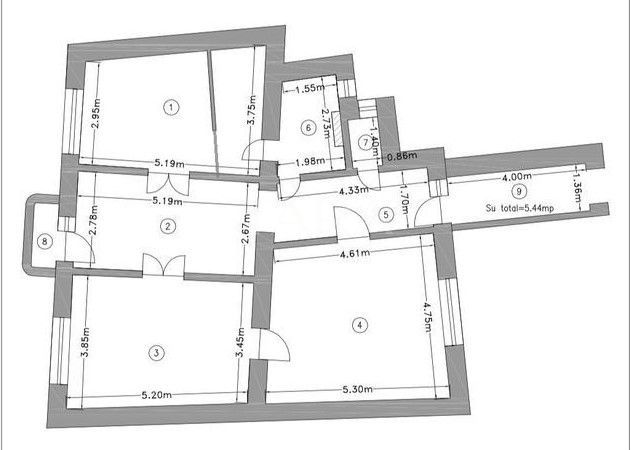 Apartament in imobil istoric, zona centrală in Cluj-Napoca, mobilat. - Poză 12