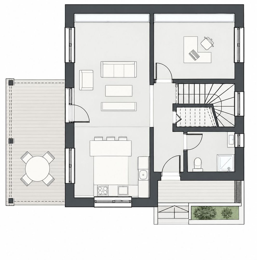 Casa individuala de vanzare, 5 camere, dressing, 3 bai, 600mp curte - Poză 5