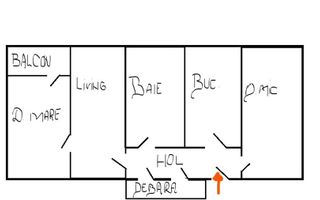 Apartament 3 camere - Podu Ros. Palas. Palatul Culturii - Poză 15