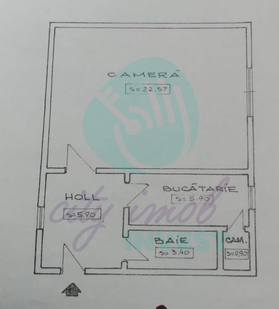 Garsonieră Unirii | 39 mp | Etaj 8, luminoasă, ideal investiție - Poză 4