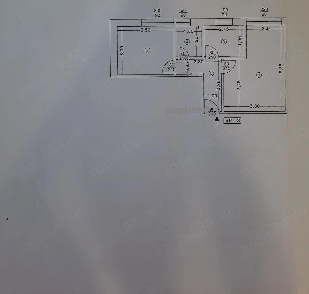 Apartament  Zona Metrou - Schiță 9
