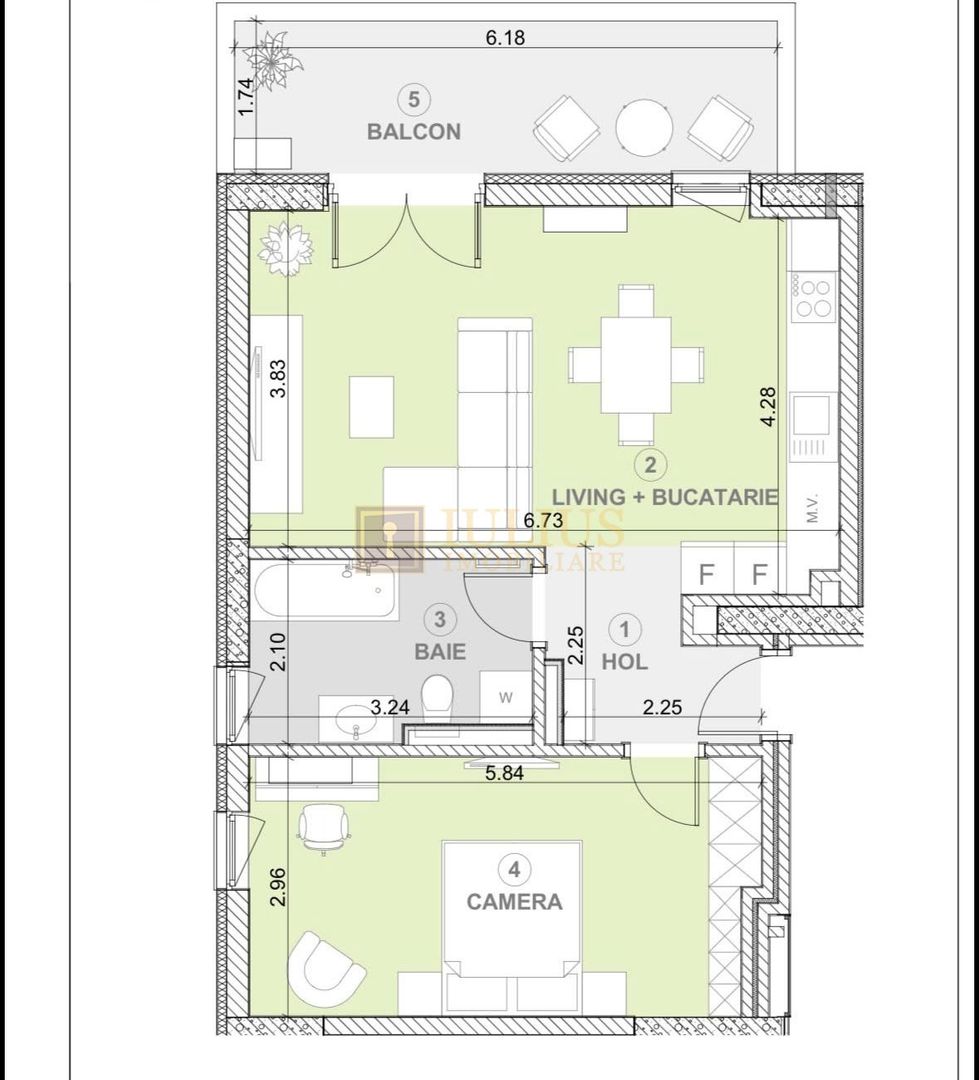 2 camere de închiriat | Torontalului Ateneo| parcare | prima închiriere bloc nou - Poză 17