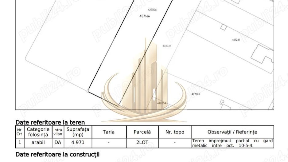 Teren 4971mp Lipovei - Poză 1