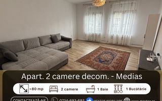 Apartament 2 camere, semi-central | renovat | Medias - Poză 1
