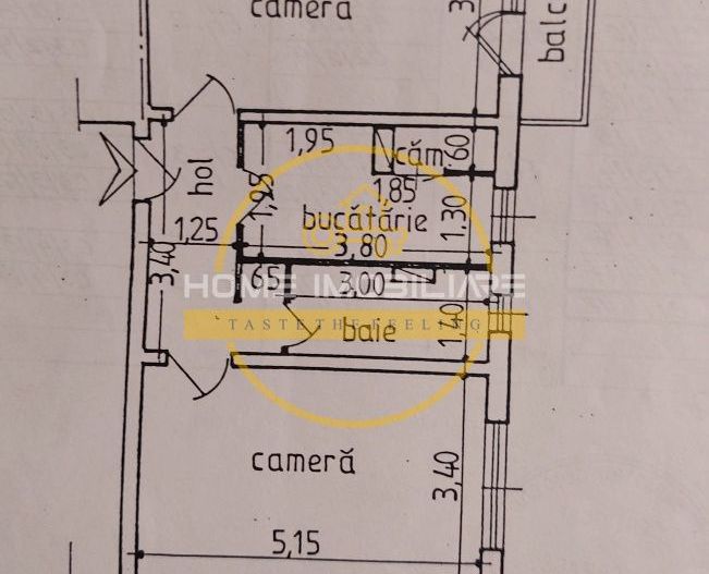 Apartament 2 Camere Decomandat 54 Mp Renovat Bloc 1985 Nicolina-Rond Vechi - Poză 7